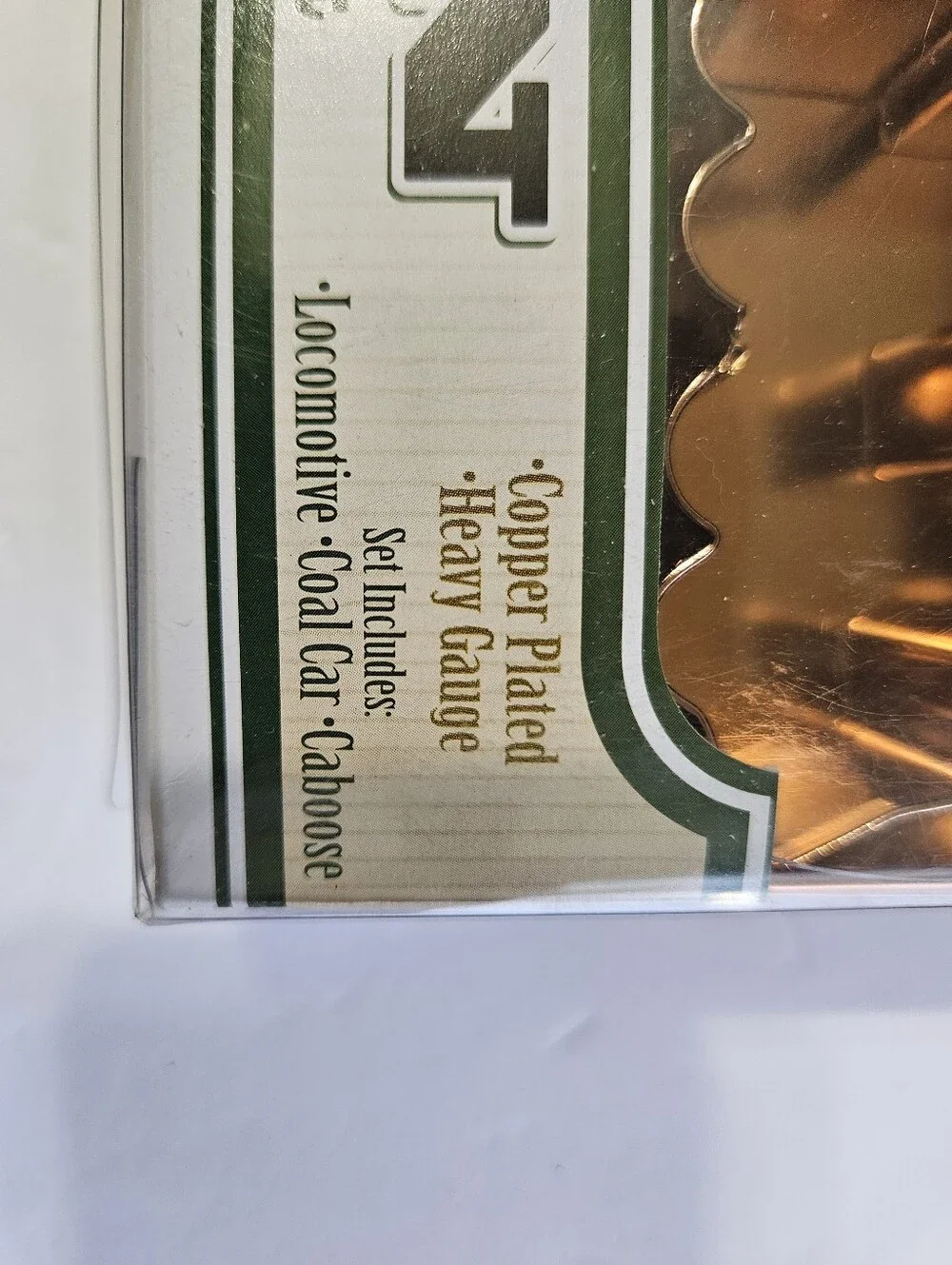 Global Decor Copper Plated Train Cookie Cutters 3pc Chew Chew Special From 2003